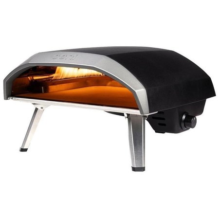 OONI Koda 16 Series Pizza Oven, 25 in W, 232 in D, 147 in H, Propane, 29,000 Btu, Carbon Steel, Black UU-P0AB00